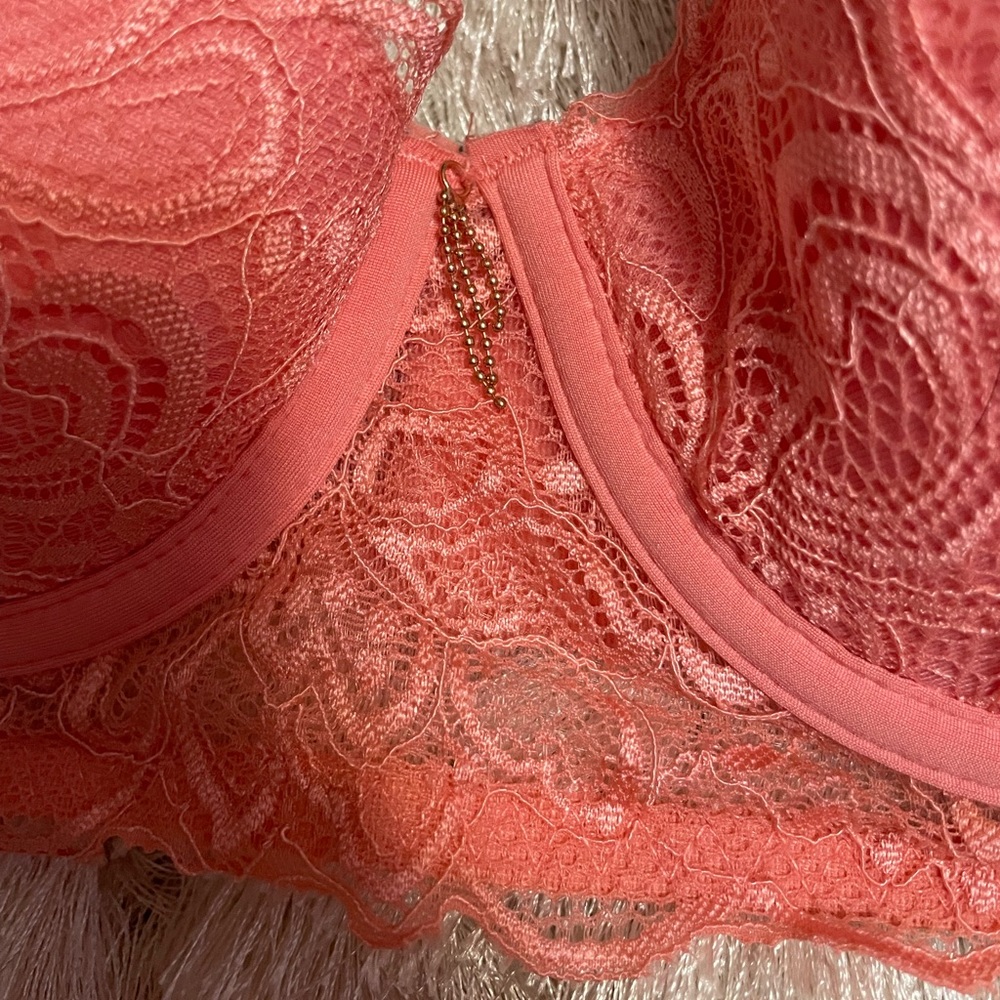 Pink bra